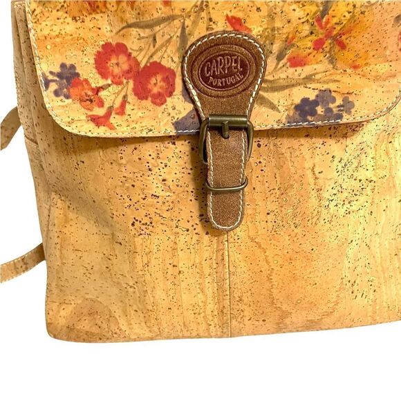 Carpel Eco friendly Vegan Floral Cork Backpack‎ Sustainable Hippie Boho main image 5